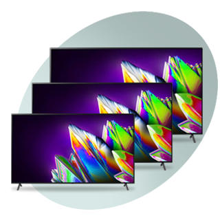 ابعاد تلویزیون نانوسل