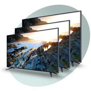 ابعاد تلویزیون سونی