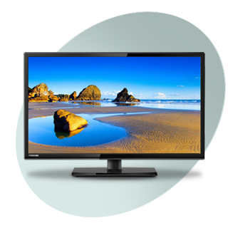 تلویزیون 24 اینچ توشیبا