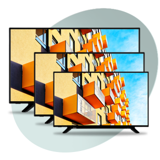 ابعاد تلویزیون توشیبا