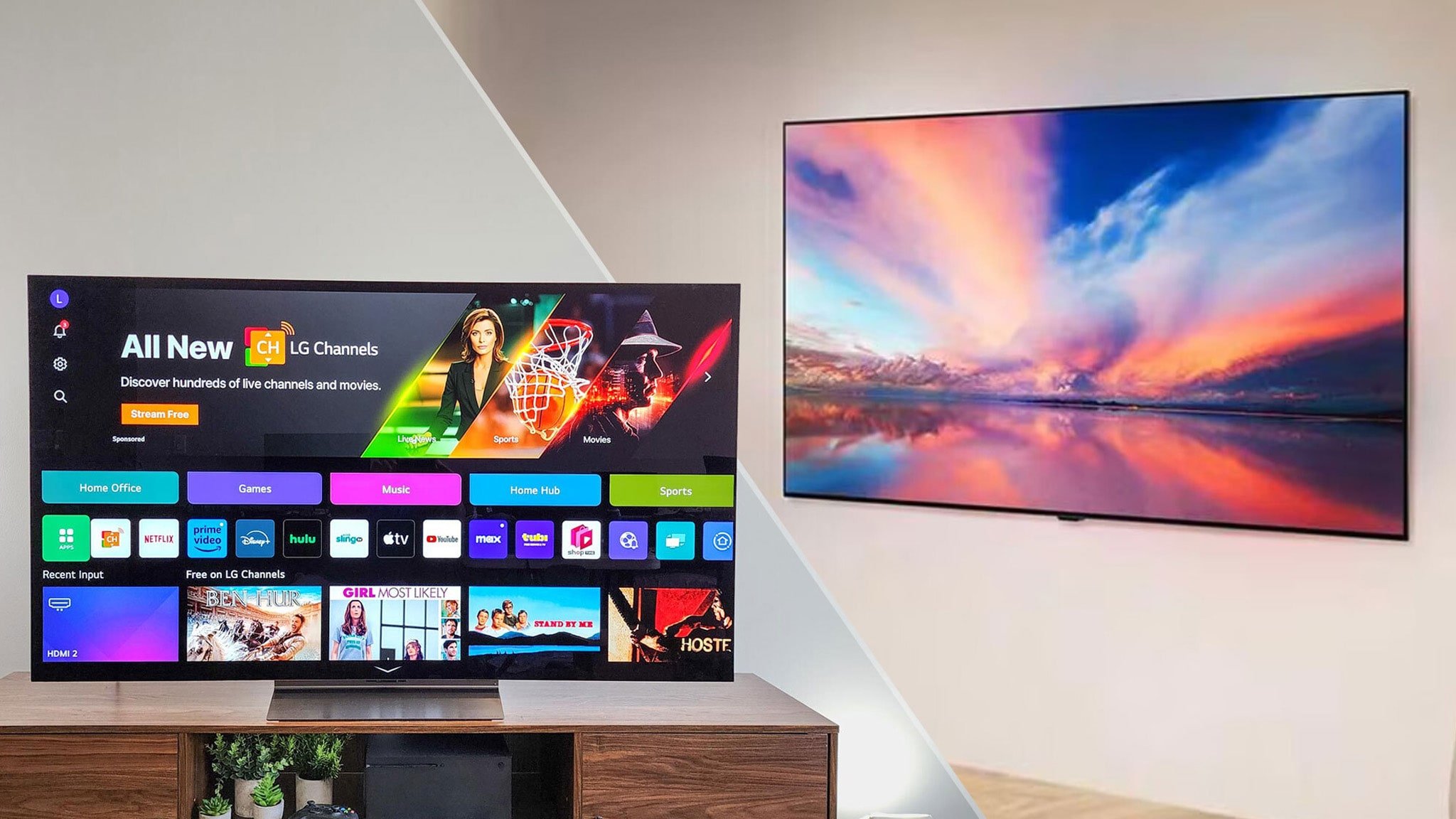 انواع صفحه نمایش تلویزیون جدید 2025