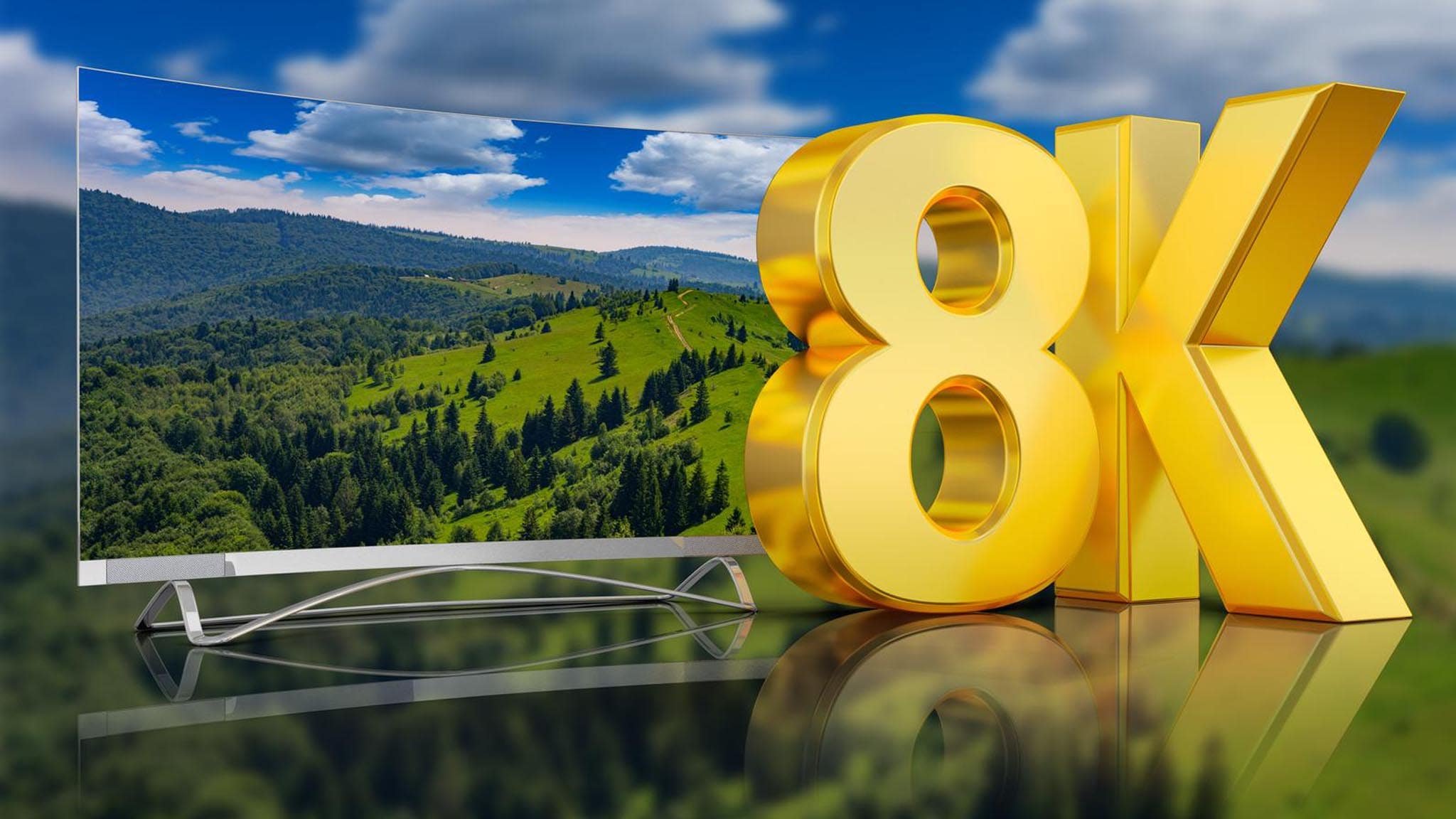 کیفیت تصویر واضح و شگفت انگیز تلویزیون 8K