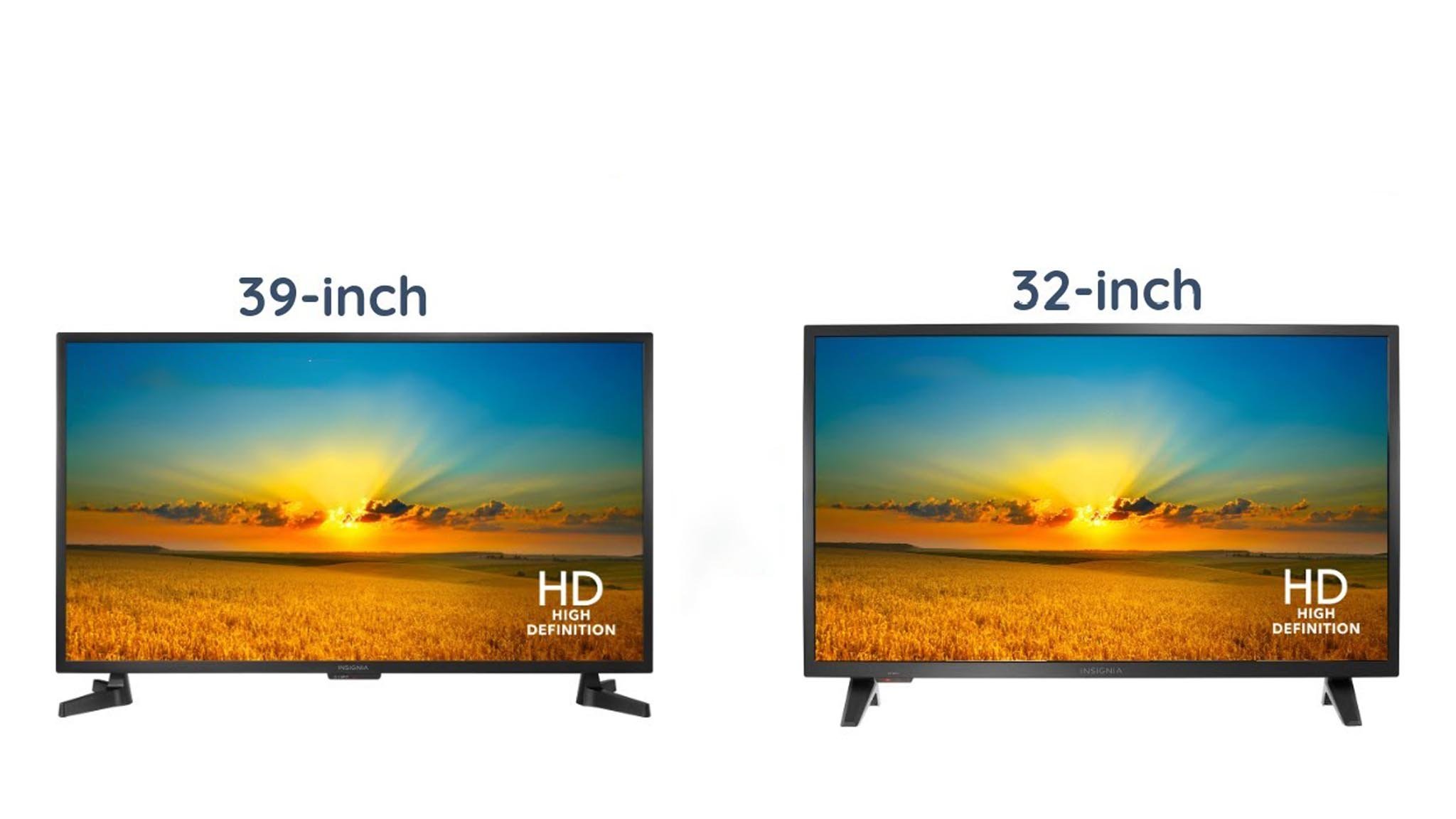 انواع سایز تلویزیون 32 تا 39 اینچ در دی جی بانه