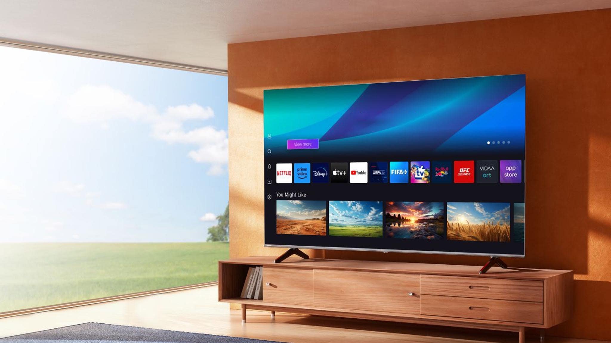 خرید تلویزیون 60 تا 75 اینچ با گارانتی از دی جی بانه ارسال فوری