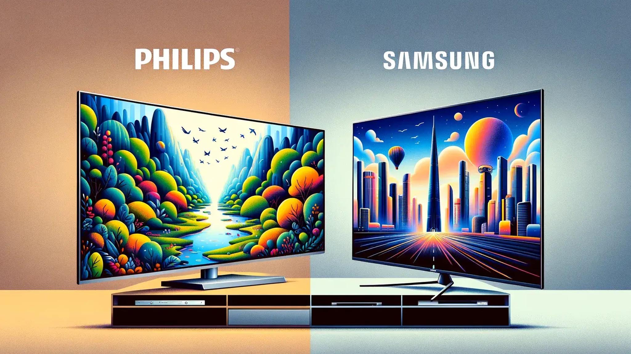 انواع برند تولید کننده تلویزیون سایز بزرگ و سایز کوچک در دیجی بانه