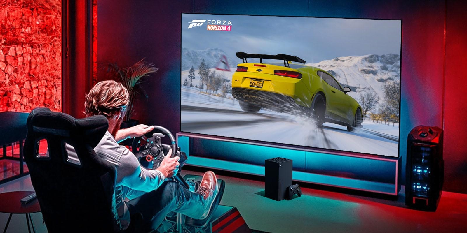 تلویزیون حرفه ای ال جی 55BX برای بازی مناسب است