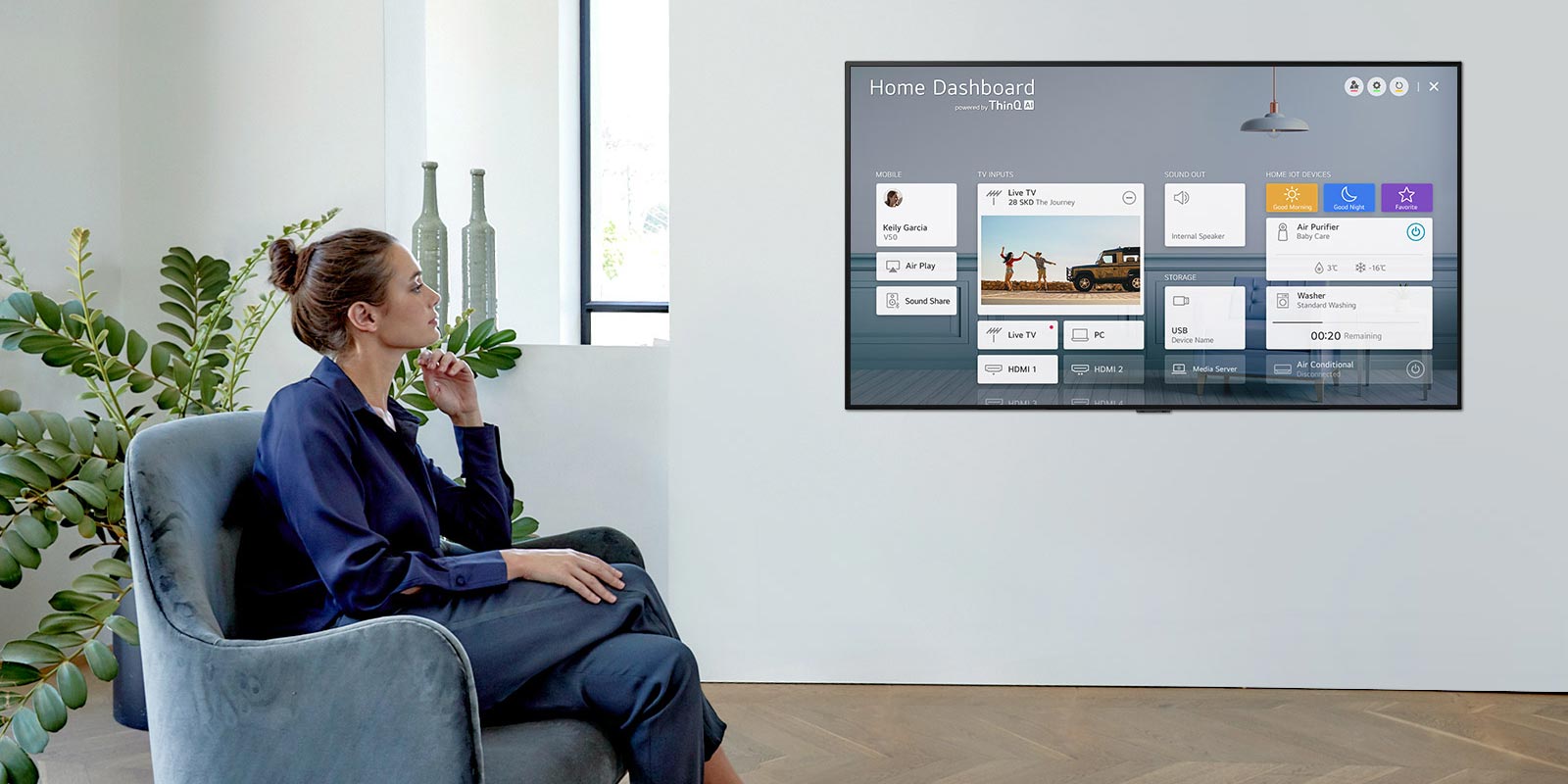 تلویزیون هوشمند ال جی C1 با سیستم عامل WebOS 6.0