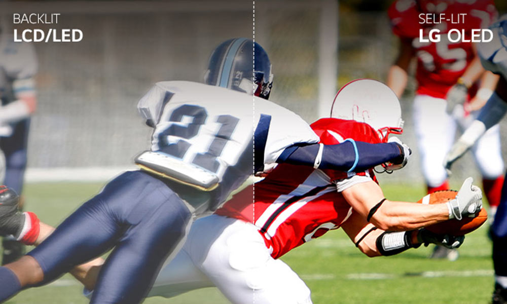 نمایش تصاویر شفاف در CX با فناوری OLED Motion Pro