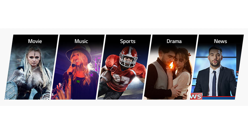 تلویزیون ال جی CX با ویژگی Adaptive Sound