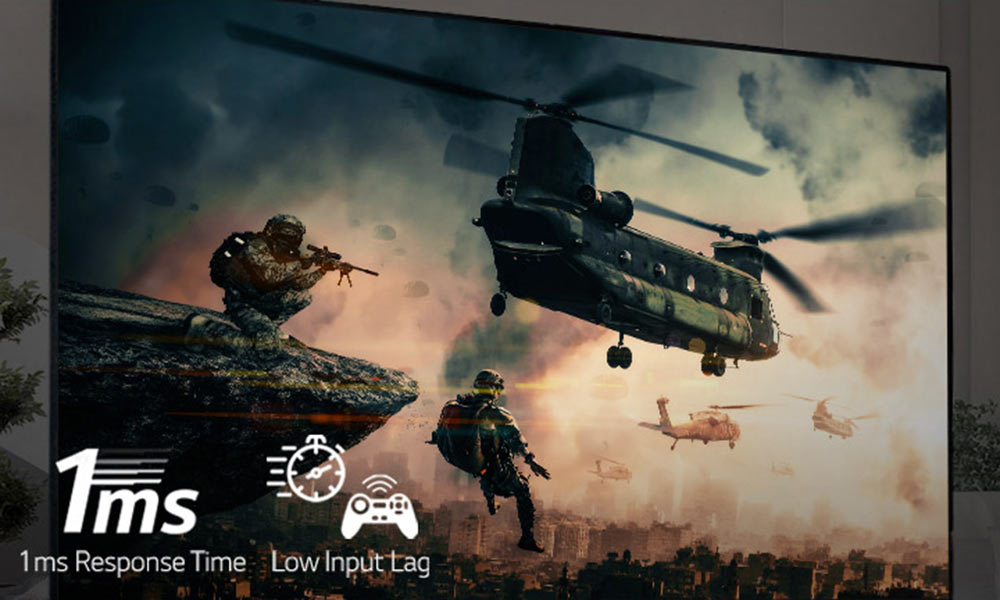 پاسخگویی سریع تصویر در تلویزیون مخصوص بازی ال جی CX