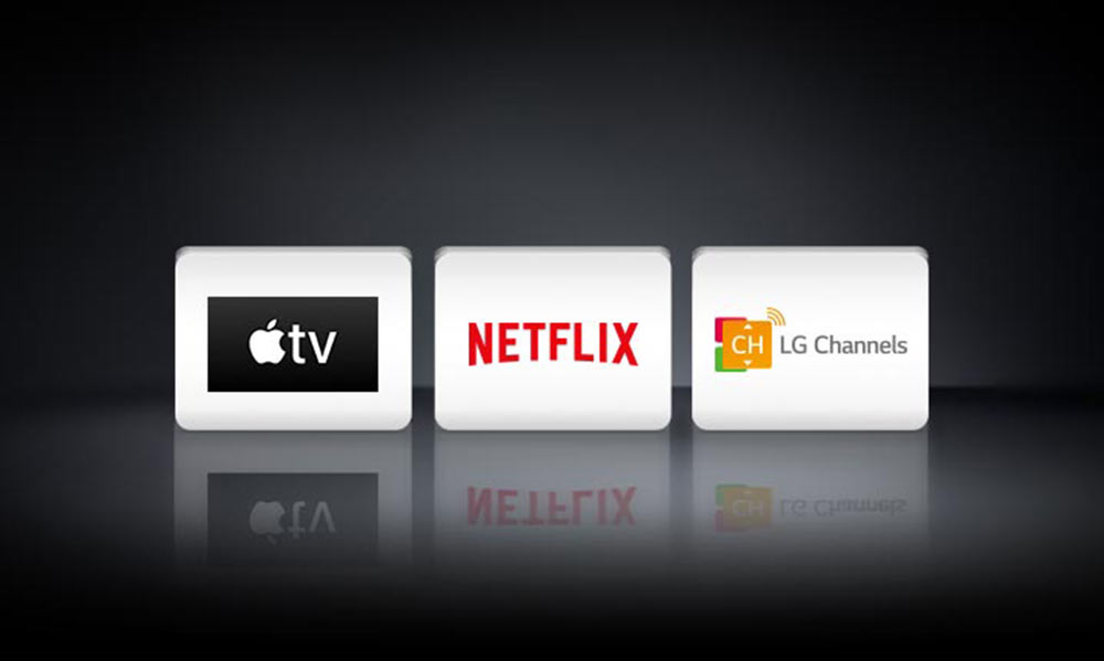 برنامه های مختلف پشتیبانی شده در تلویزیون ال جی CX