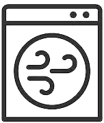 خشک کن 7 کیلویی ماشین لباسشویی الجی F4V5RGP
