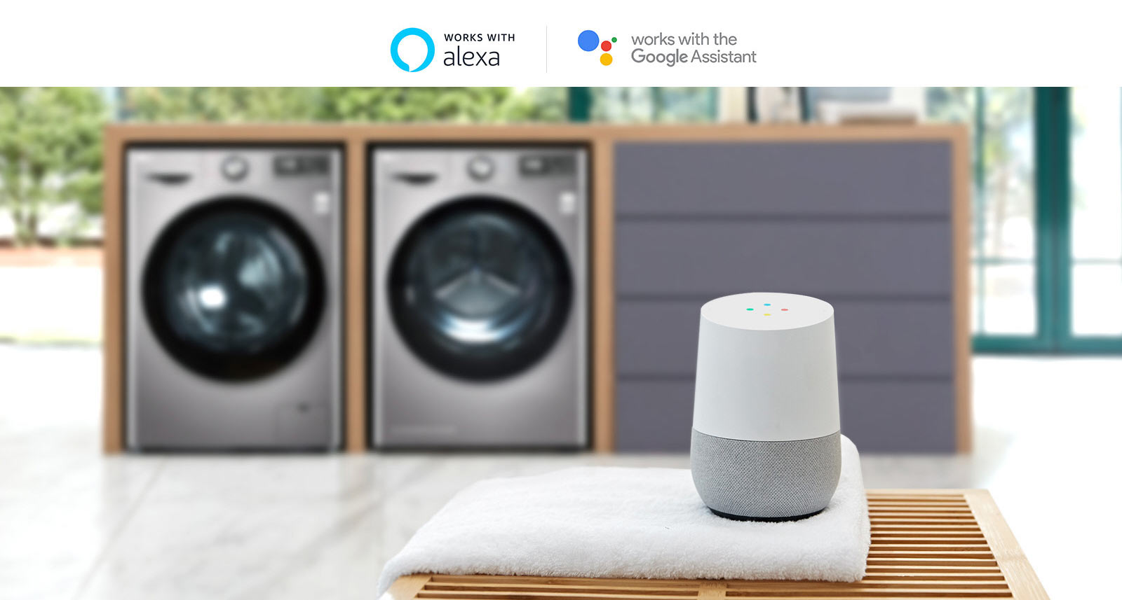 لباسشویی هوشمند ال جی F4V5VYP2T با پشتیبانی از ThinQ