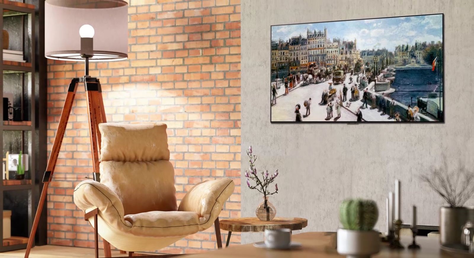 تلویزیون باریک ال جی G1 با صفحه نمایش اولد