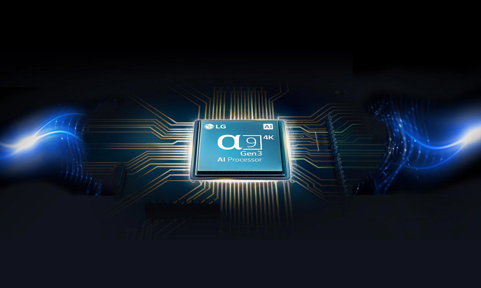 پردازشگر تصویر ال جی α9 Gen3 AI Processor 4K در تلویزیون GX