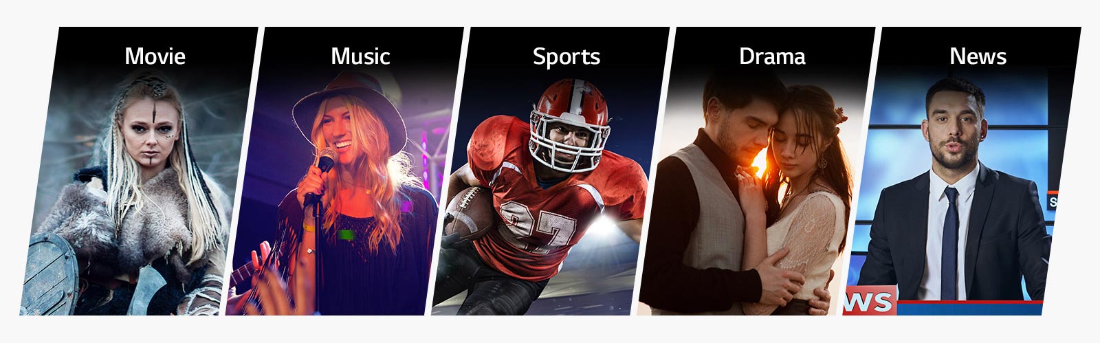 قابلیت Auto Genre Selectio در تلویزیون ال جی GX