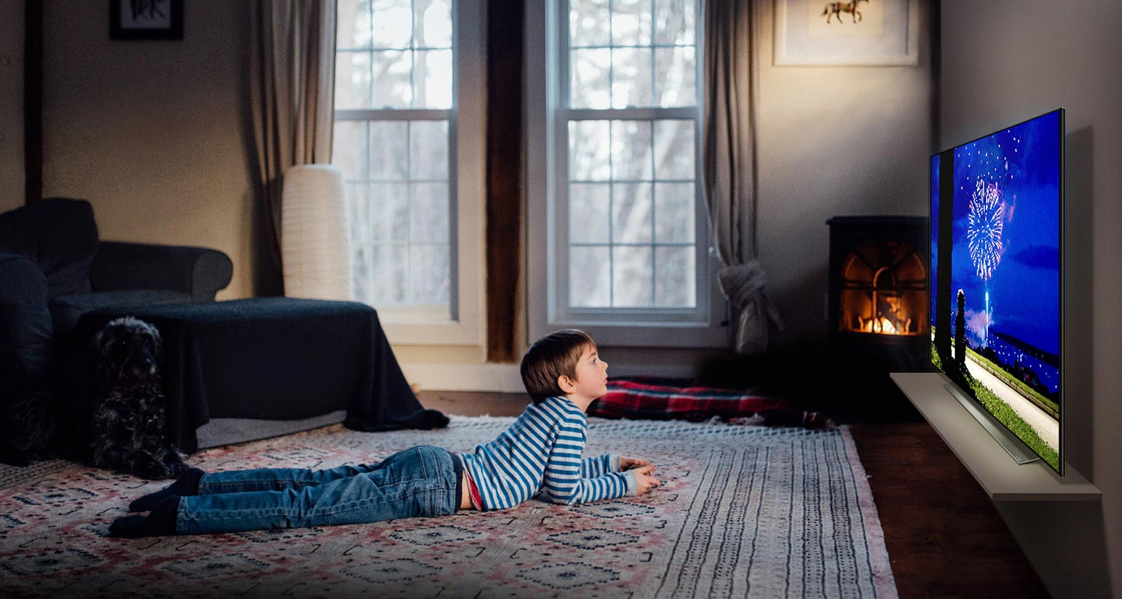 تلویزیون ال جی GX دارای گواهینامه Eye Comfort Display و Low Blue Light Display می باشد