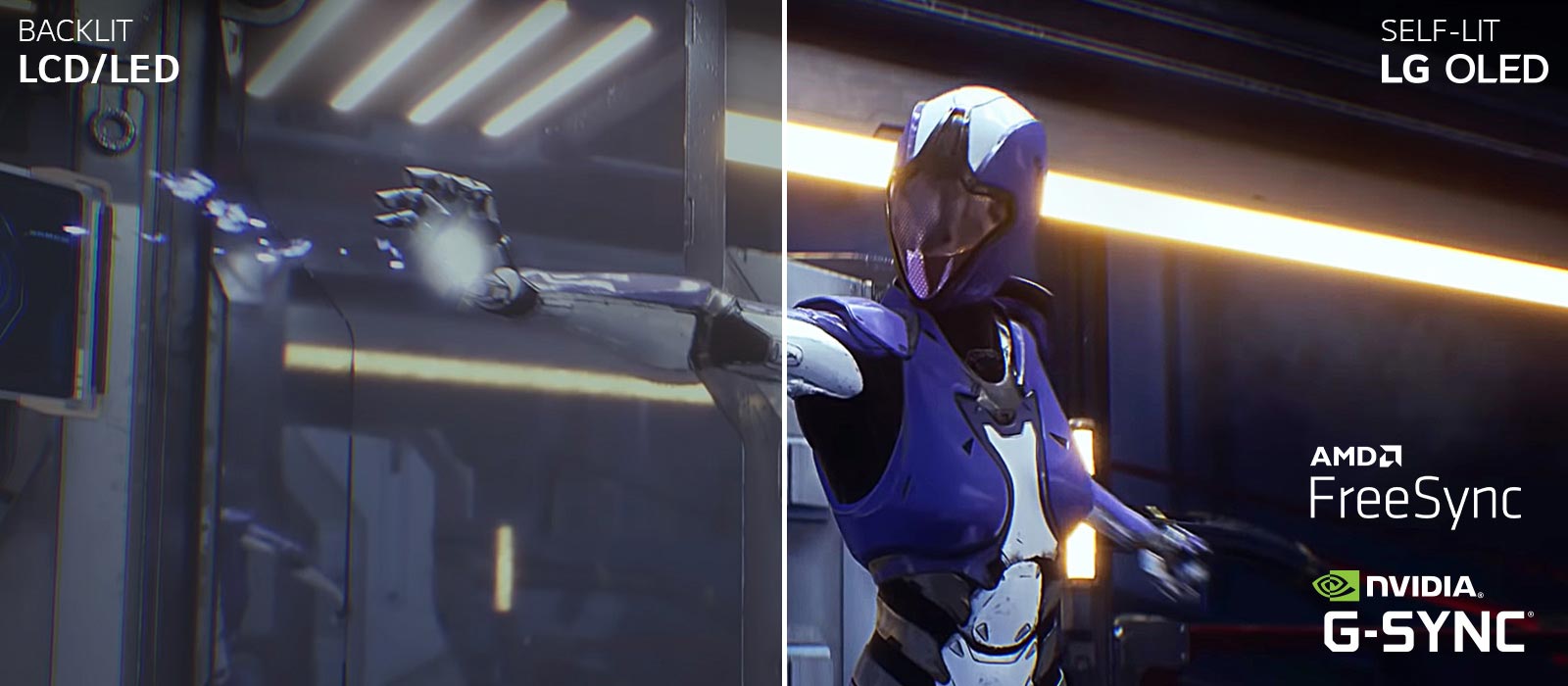 تکنولوژی تکنولوژی AMD FreeSync و Nvidia G-Sync در تلویزیون ال جی GX