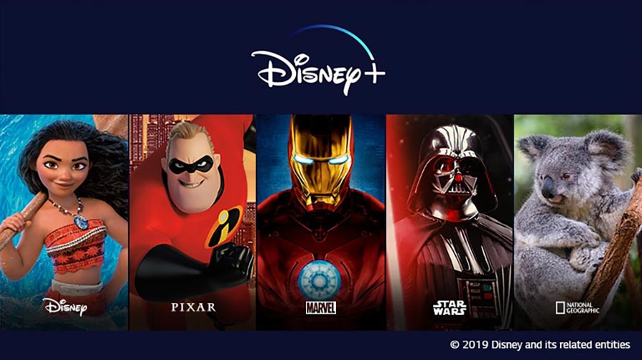 برنامه Disney+ در تلویزیون هوشمند ال جی GX