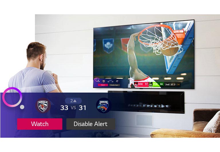 ال جی NANO79 دارای حالت Sport Alert