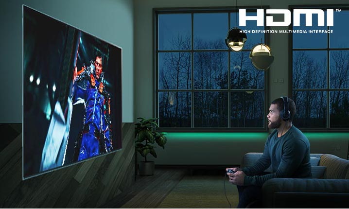 قابلیت اتصال تلویزیون هوشمند ال جی NANO86 به کنسول بازی با HDMI 2.1