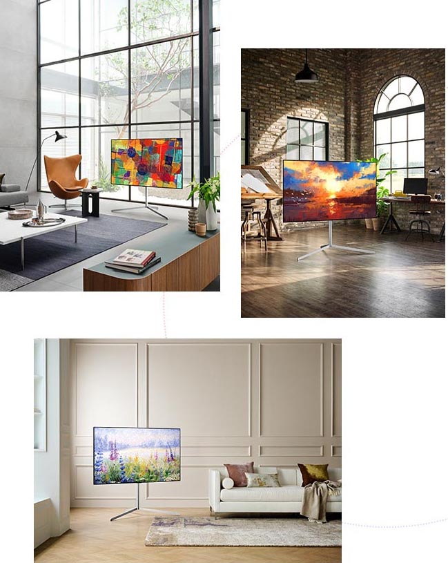 استفاده از تلویزیون ال جی NANO90 به عنوان یک بوم نقاشی