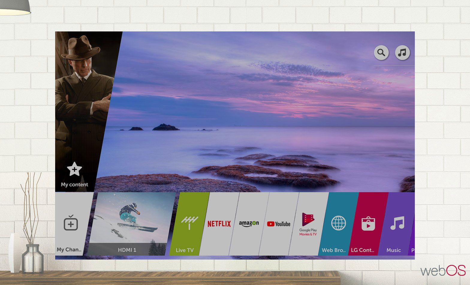 تلویزیون ال جی NANO95 با سیستم عامل WebOS 5