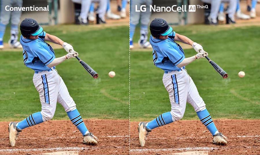 تکنولوژی Motion Pro در تلویزیون نانوسل ال جی 55Nano90