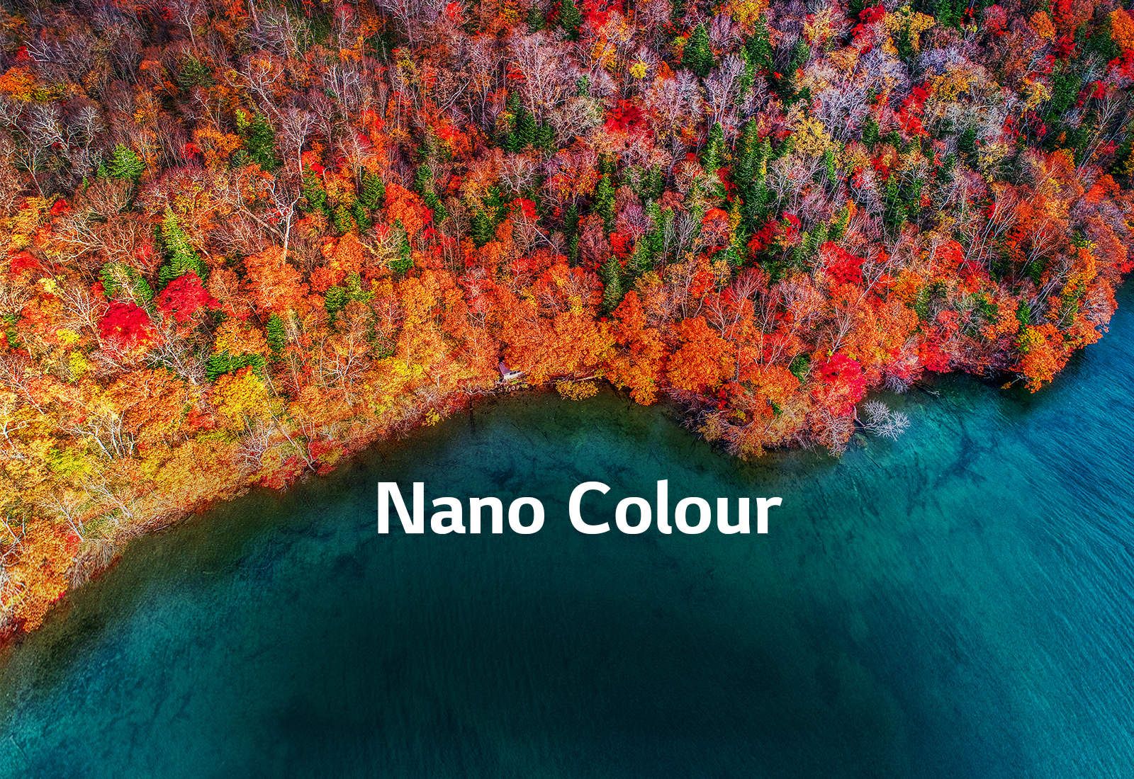 طیف گسترده رنگی در 75SM9000 الجی با تکنولوژی Nanocolor