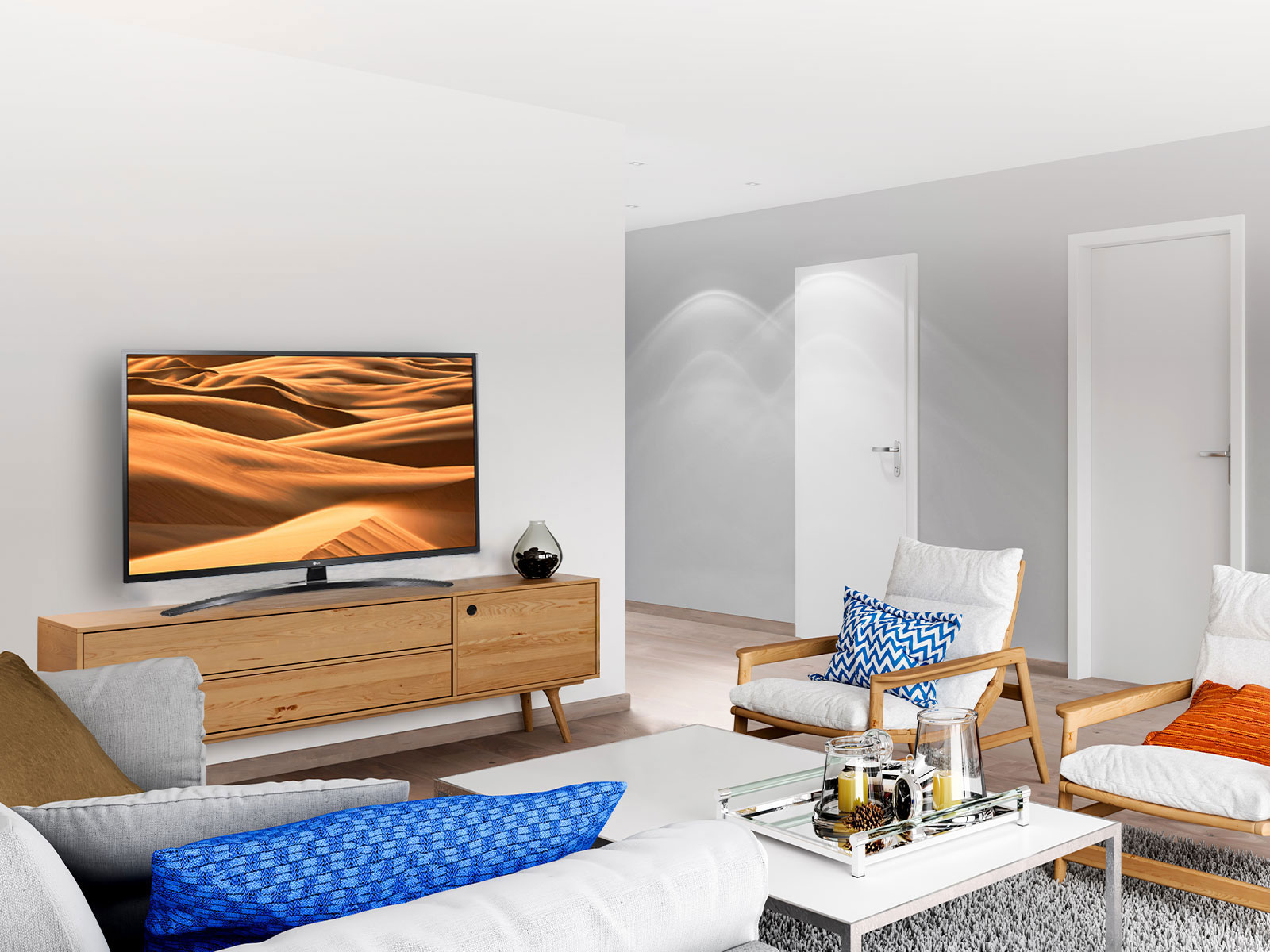 بررسی مشخصات تلویزیون ال جی UM74500 سایز 50 اینچ