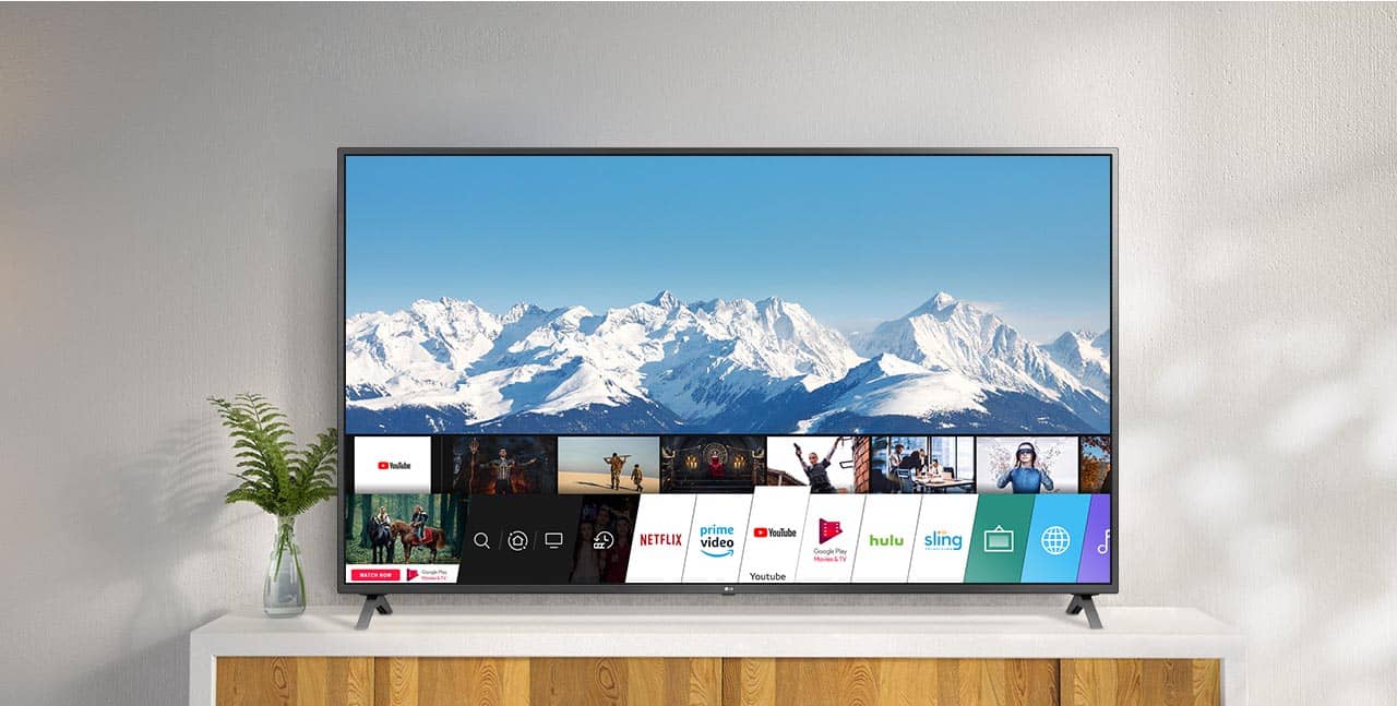 تلویزیون هوشمند ال جی UN7340 با سیستم عامل WebOS