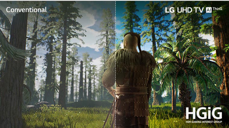 حالت HGIG در الجی UN7340 و قابلیت پخش محتوای HDR بازی ها