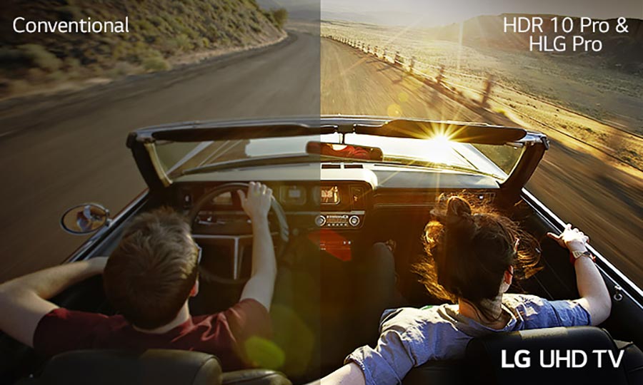 تلویزیون UN8060 دارای تکنولوژِ 4K Active HDR می باشد