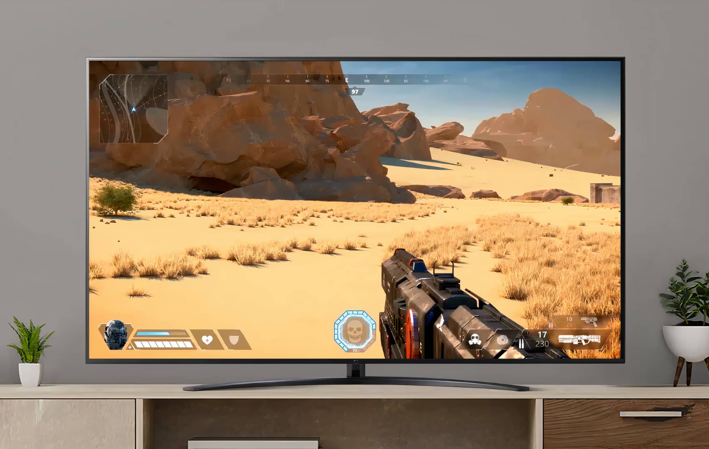 تلویزیون UP8000 از فناوری های مخصوص بازی برخوردار است.