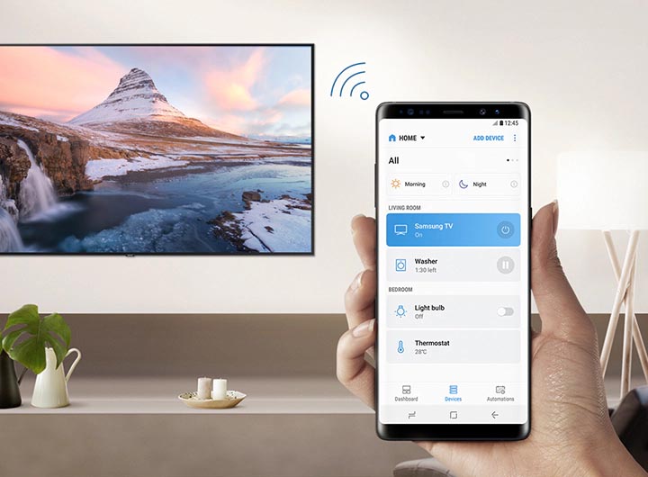 دانلود برنامه SmartThings برای تلویزیون 43AU7000