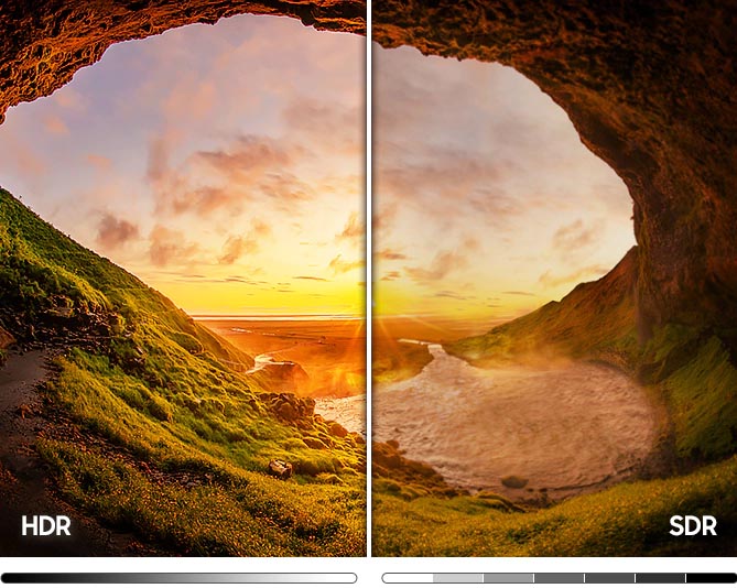 فناوری HDR در تلویزیون سامسونگ AU9000