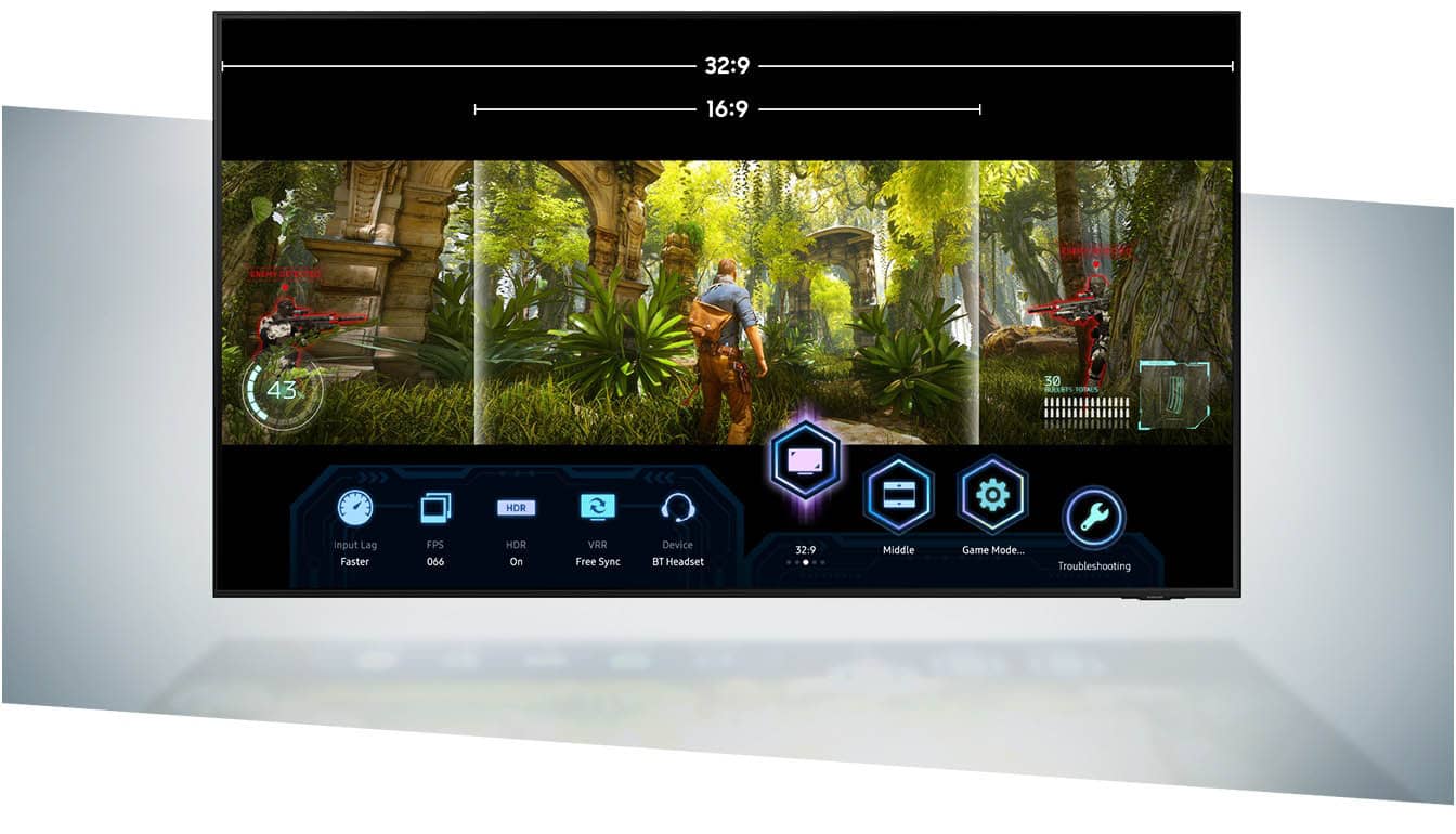  تجربه ای مشابه مانیتور های گیمینگ با تلویزیون سامسونگ AU9000