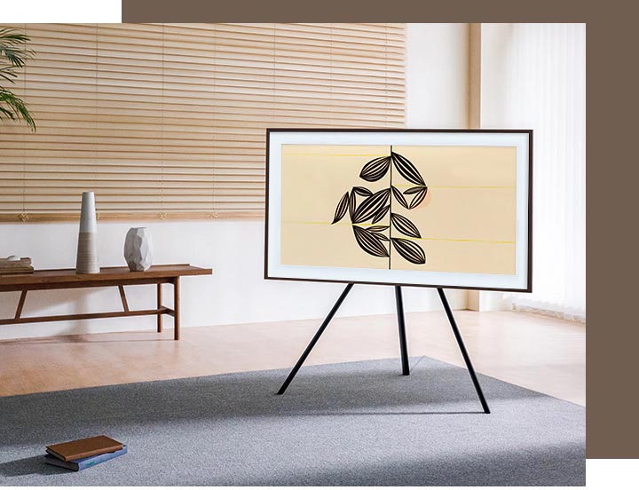 قابلیت قرار گرفتن تلویزیون سامسونگ 55LS03T روی سه پایه