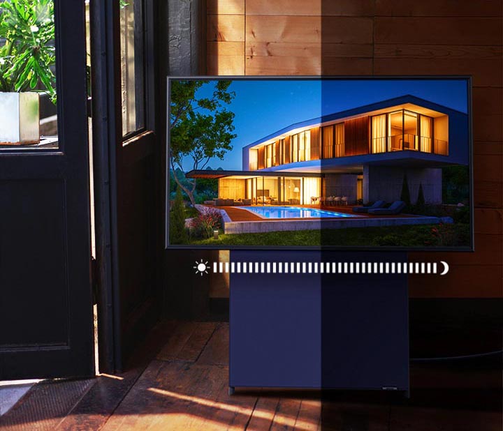 فناوری Adaptive Picture و تنظیم نور صفحه نمایش در تلویزیون 2020 سامسونگ LS05T