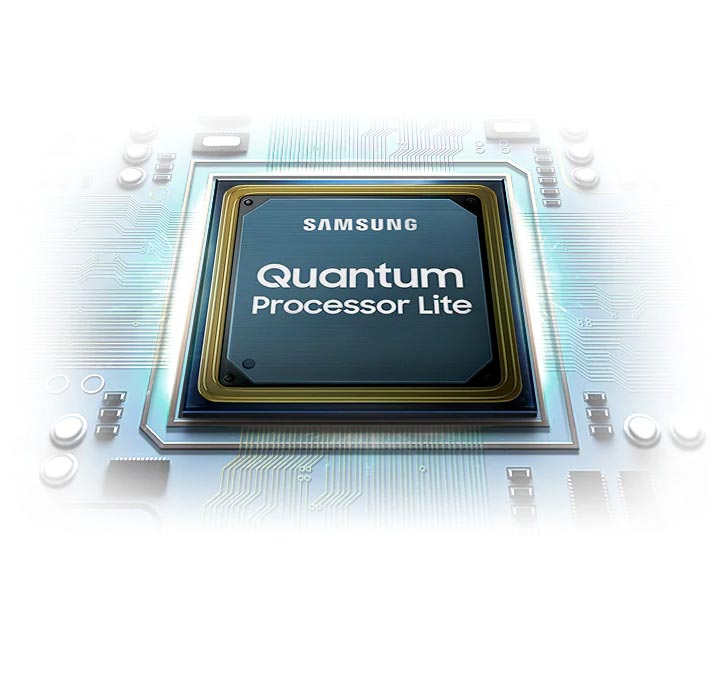 تلویزیون سامسونگ 65Q60T مجهز به پردازشگر تصویر Quantum Processor Lite می باشد