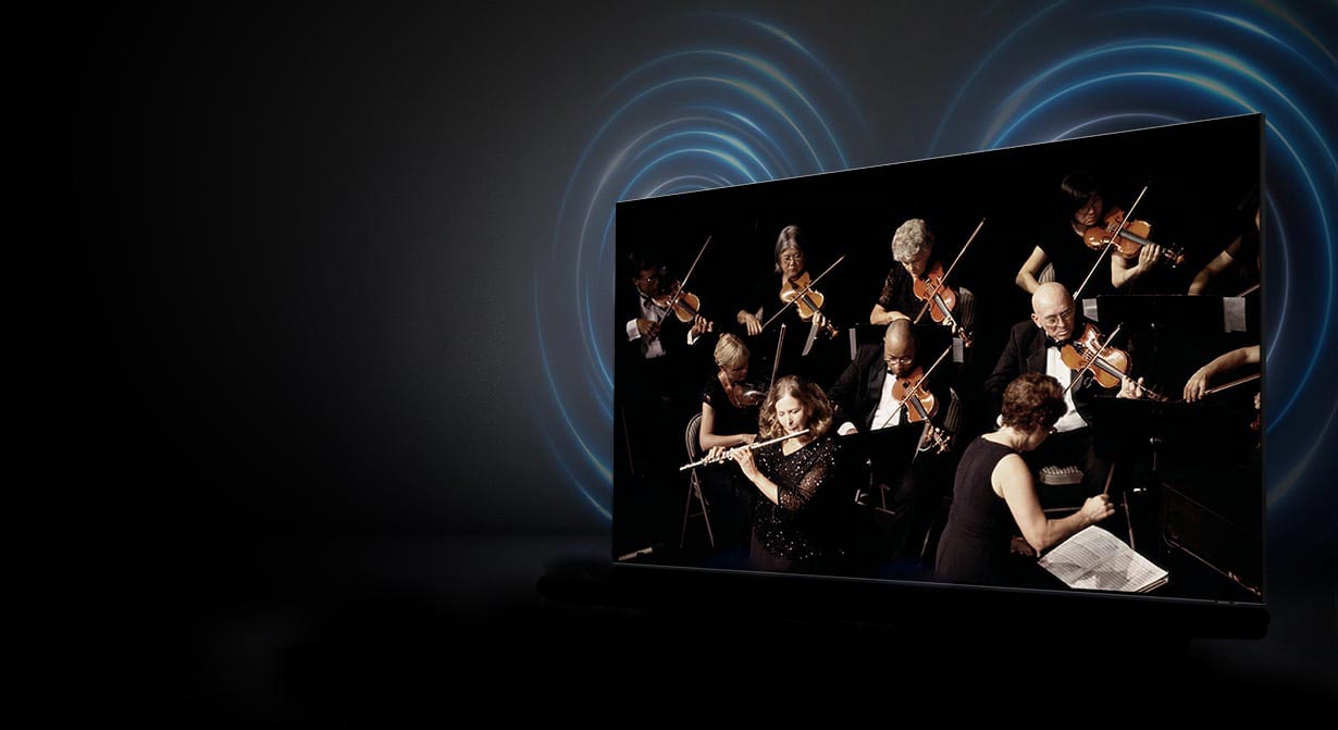 کیفیت صدای تلویزیون سامسونگ 65Q60T خوب است و بلندگوهای ان در مجموع از توان 20 وات برخوردار هستند