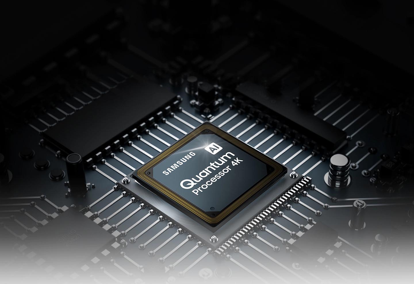 تلویزیون Q80A سامسونگ دارای پردازنده Quantom Processor 4K