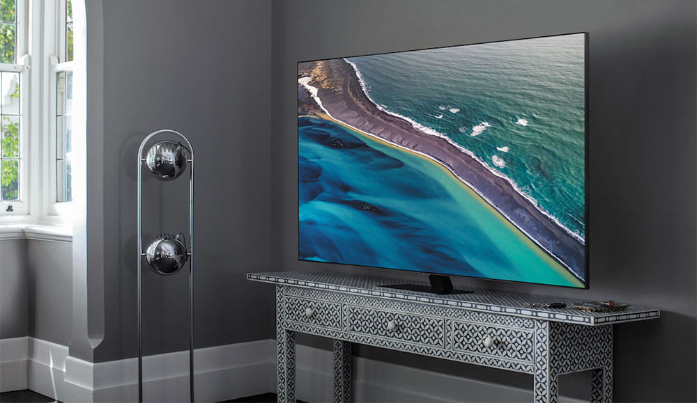 تلویزیون سامسونگ Q80A با طراحی مدرن و زیبا