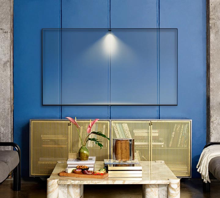 تصویر هماهنگ با دیوار در حالت Ambient