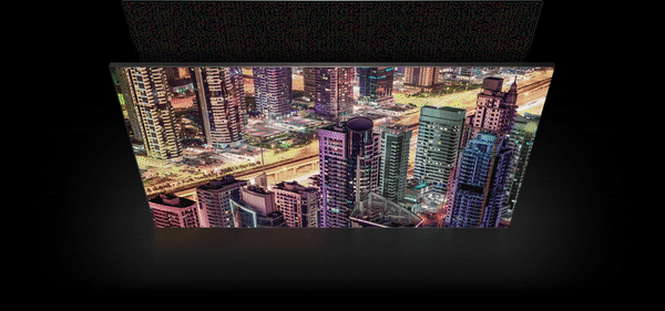 رنگ های 100% واقعی با استفاده از فناوری Quantum Dot در تلویزیون سامسونگ Q80R