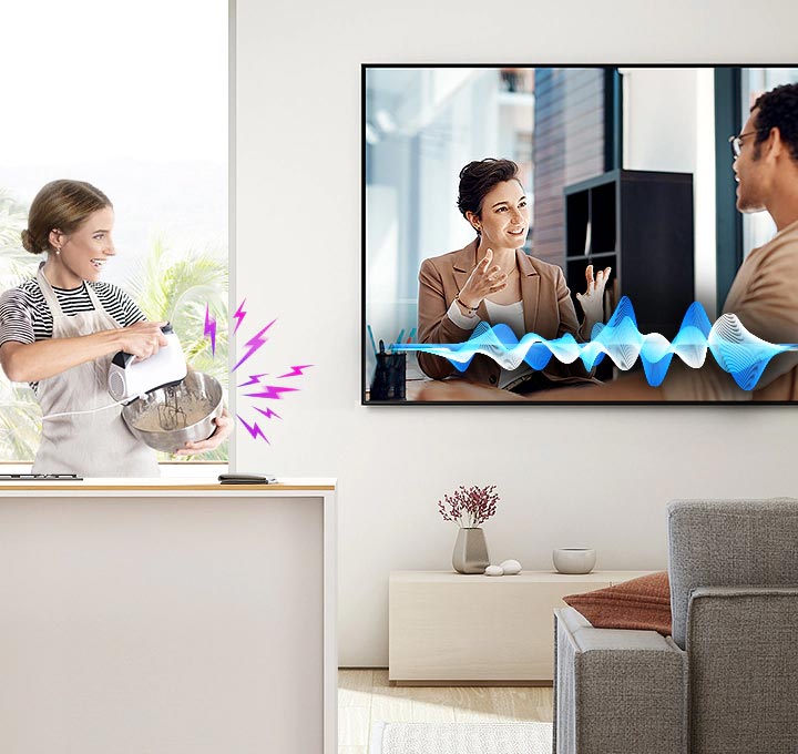 تکنولوژی Adaptive Sound Plus در تلویزیون سامسونگ Q90T