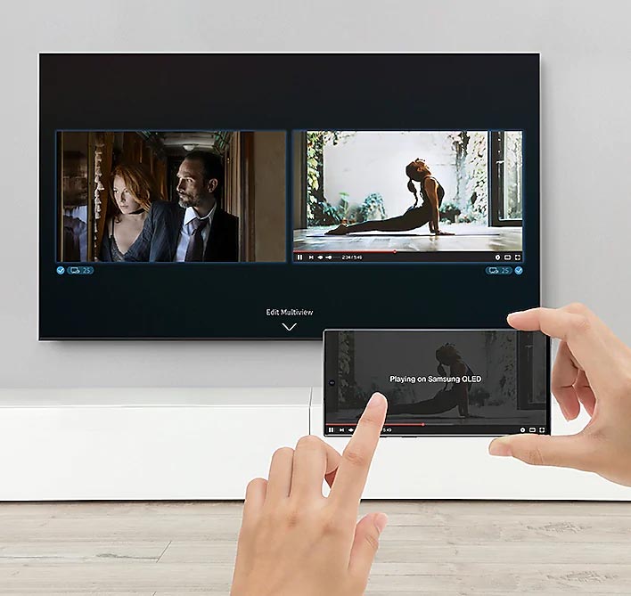 قابلیت Multi-View در تلویزیون سامسونگ Q90T