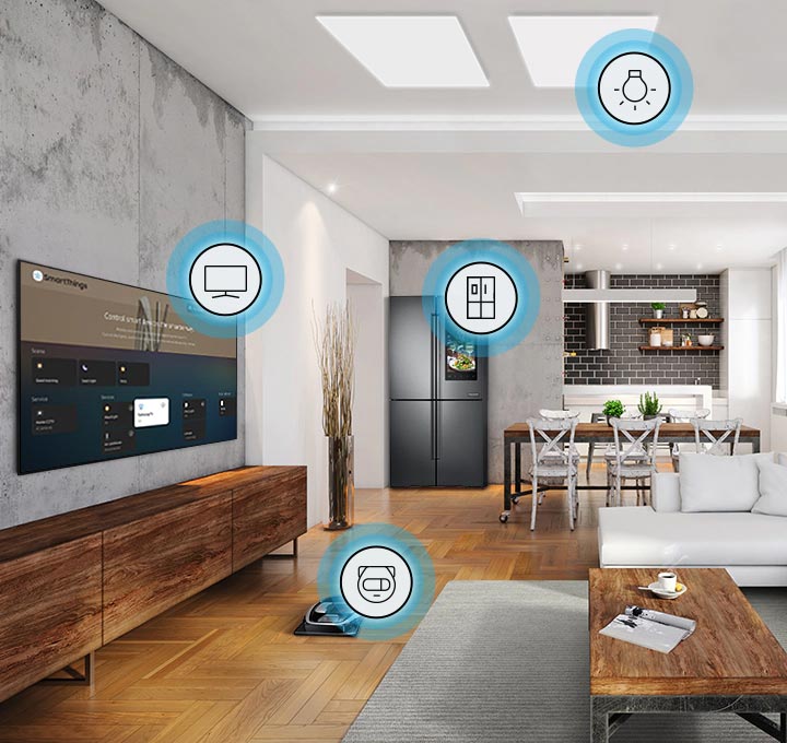 پشتیبانی از برنامه SmartThings و اینترنت اشباء