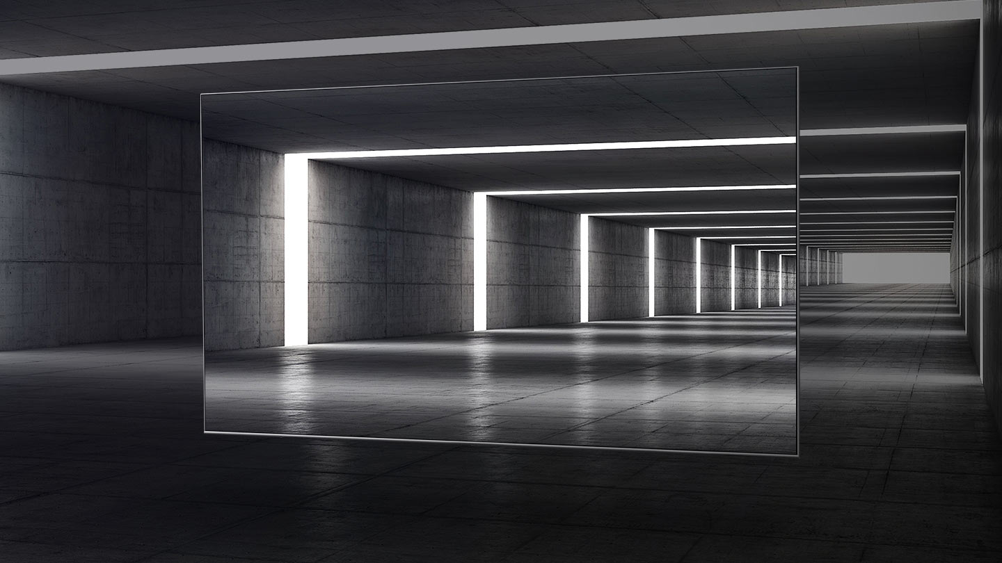 صفحه نمایش کم حاشیه تلویزیون TU7100 سامسونگ