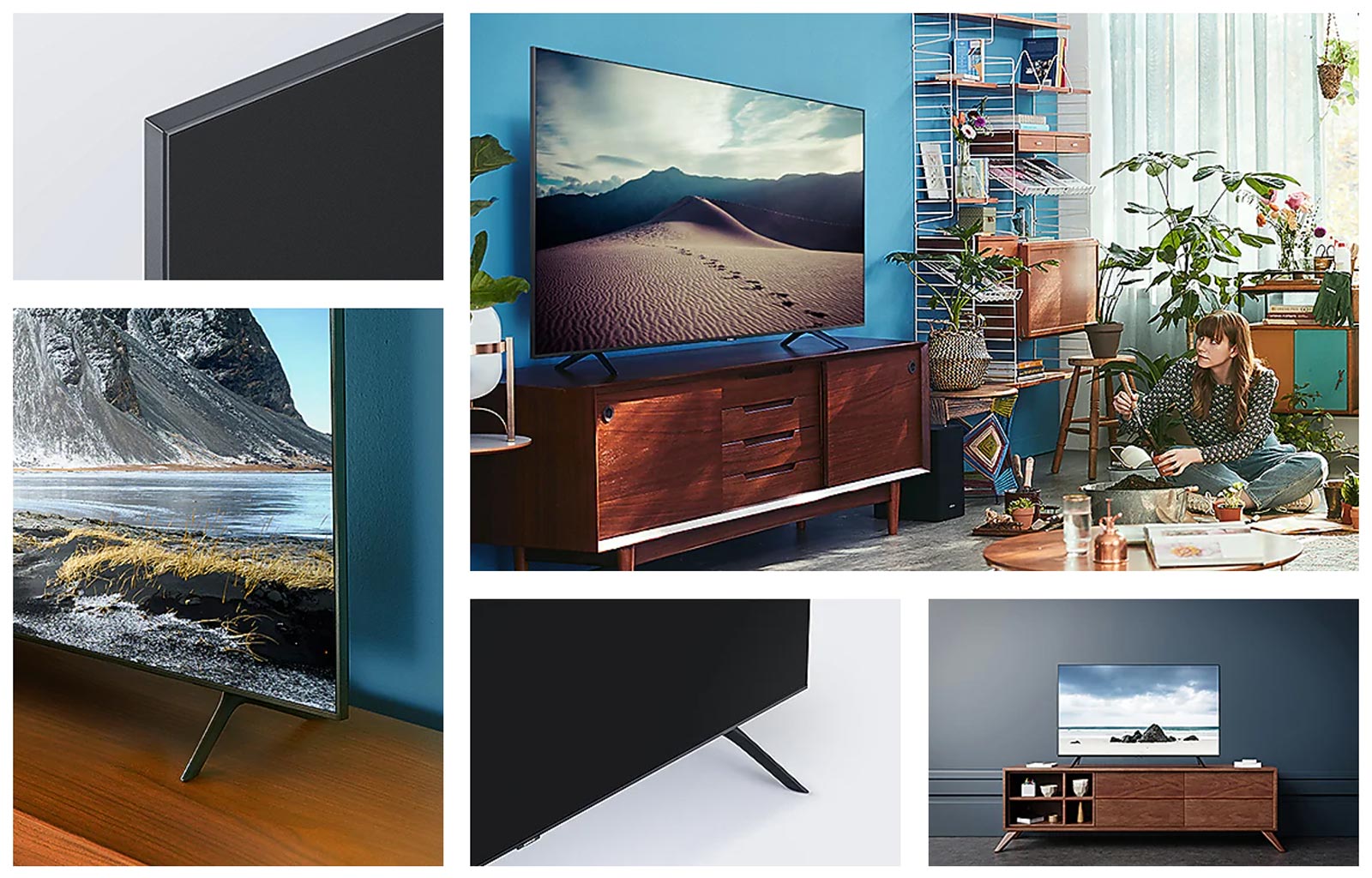 طراحی براق، شیک و زیبای تلویزیون سامسونگ 43TU8000